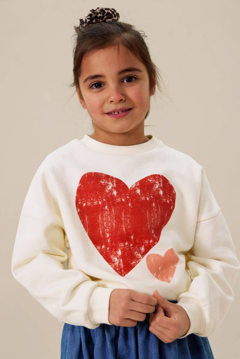 Oversize-Sweater Mit Artwork - Weiß von Sissy-Boy