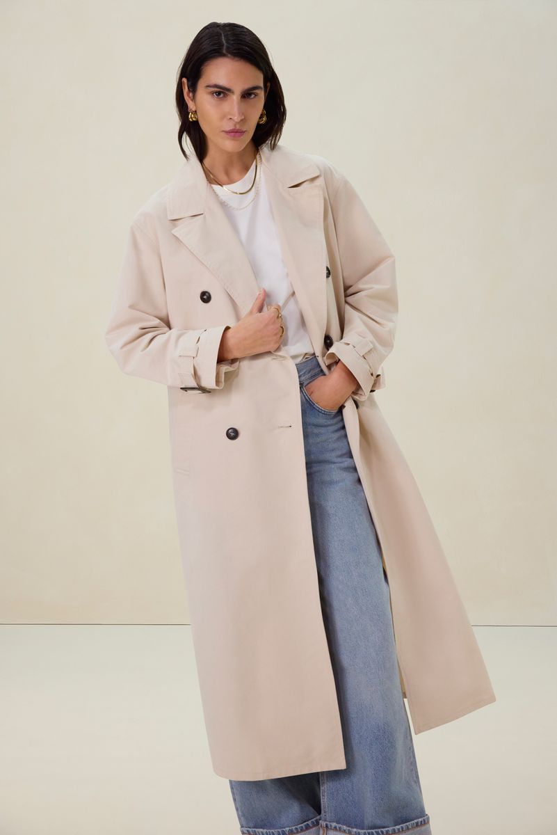 Beige Trenchcoat Met Ceintuur Beige Trenchcoat Met Ceintuur von Sissy-Boy