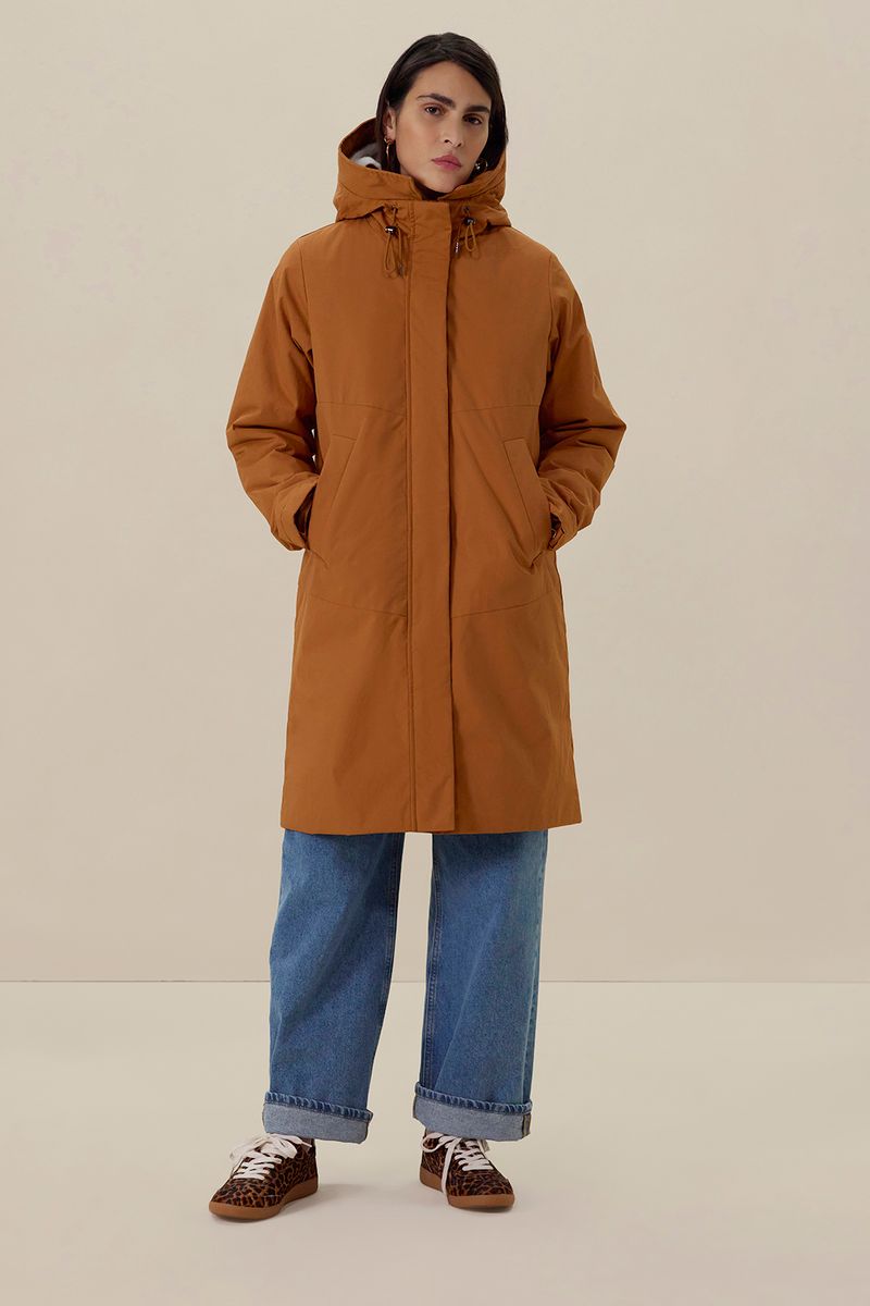 Parka Mit Herausnehmbaren Kunstfellfutter - Rostbraun von Sissy-Boy