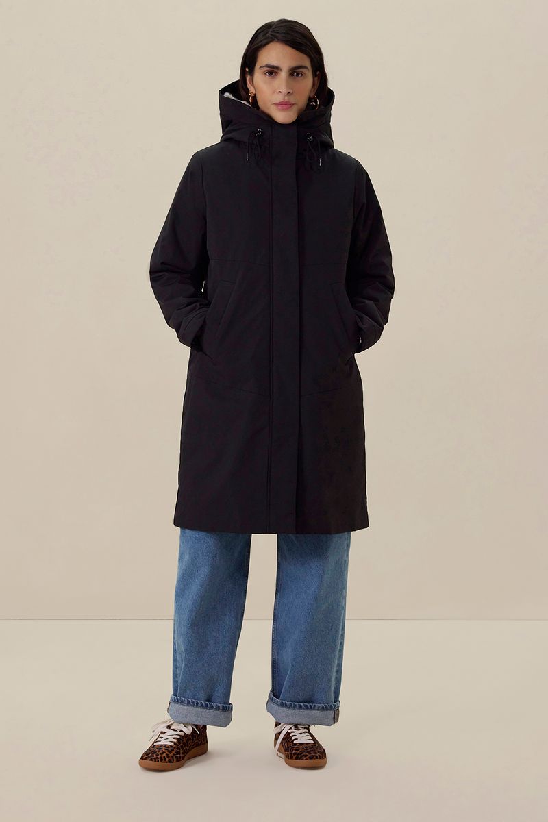 Parka Mit Herausnehmbaren Kunstfellfutter - Schwarz von Sissy-Boy