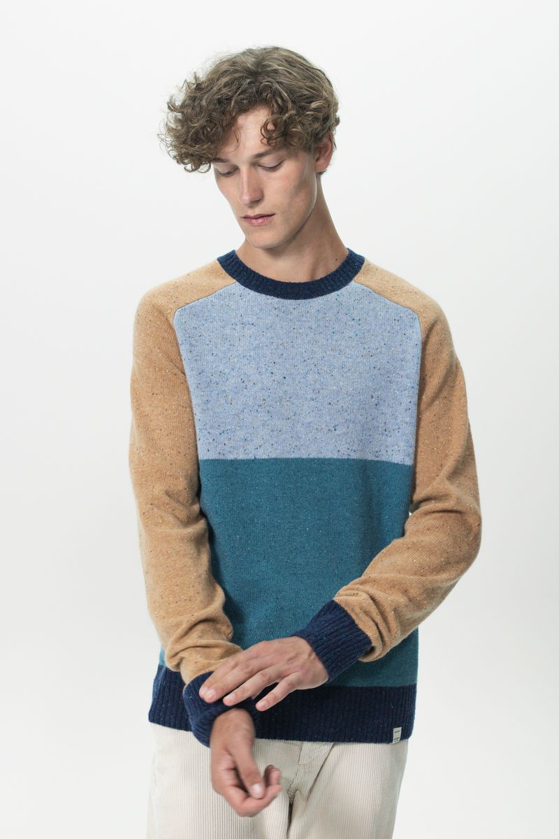 Pullover Aus Lammwolle In Colorblocking-Optik von Sissy-Boy