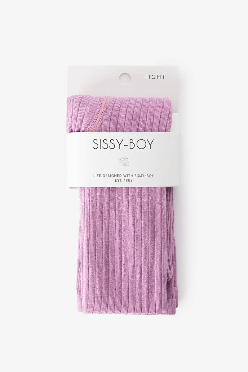 Rippstrumpfhose - Flieder von Sissy-Boy