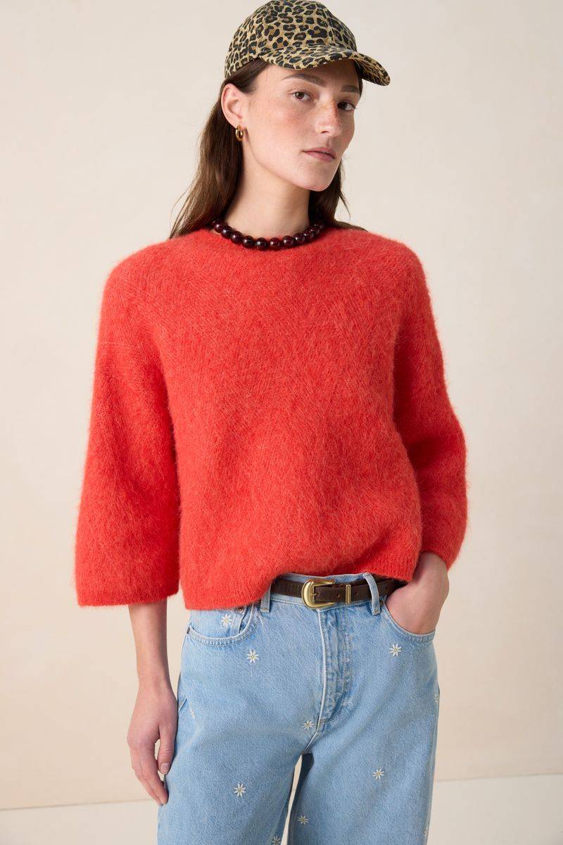 Pullover Mit Rautenmuster - Rot von Sissy-Boy