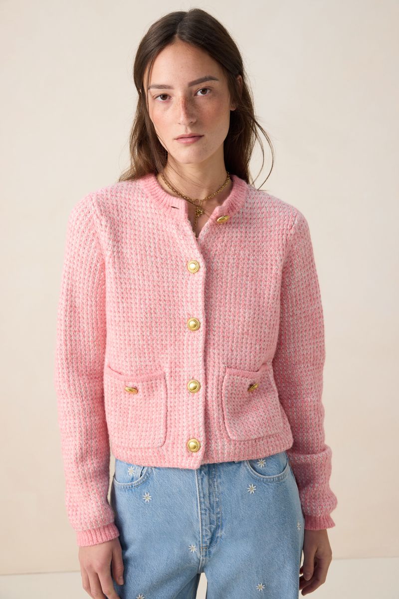 Strickjacke - Rosa von Sissy-Boy