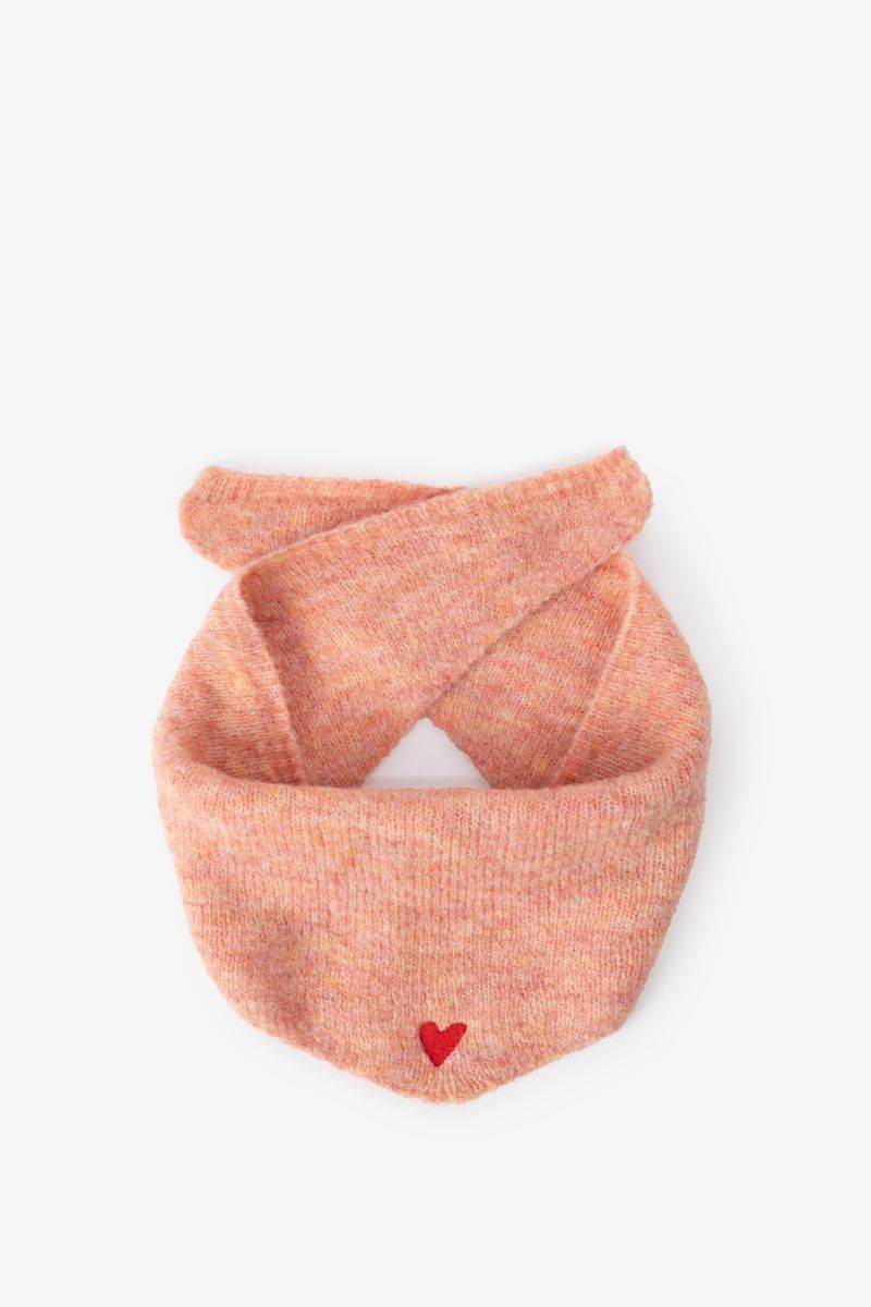 Gestricktes Bandana-Tuch Mit Herz-Detail - Rosa von Sissy-Boy