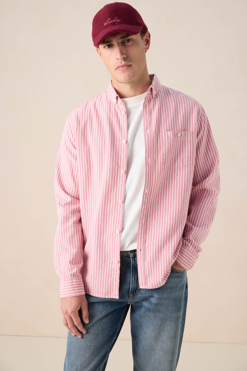 Gestreiftes Hemd - Rosa von Sissy-Boy