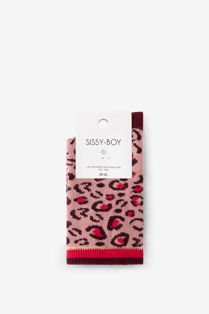 Roze Sokken Met Leopard Print von Sissy-Boy