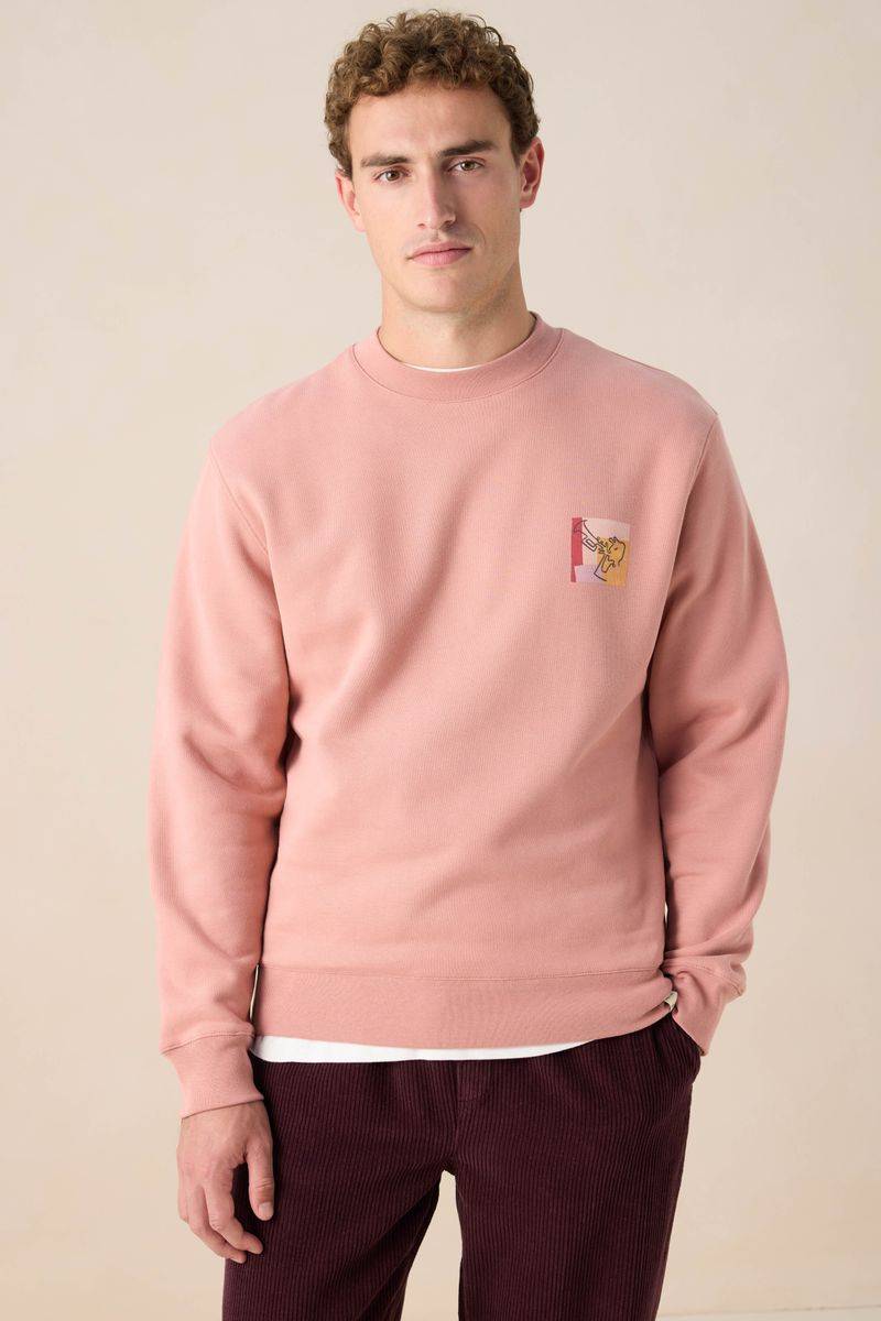 Sweater Mit Artwork-Print - Rosa von Sissy-Boy