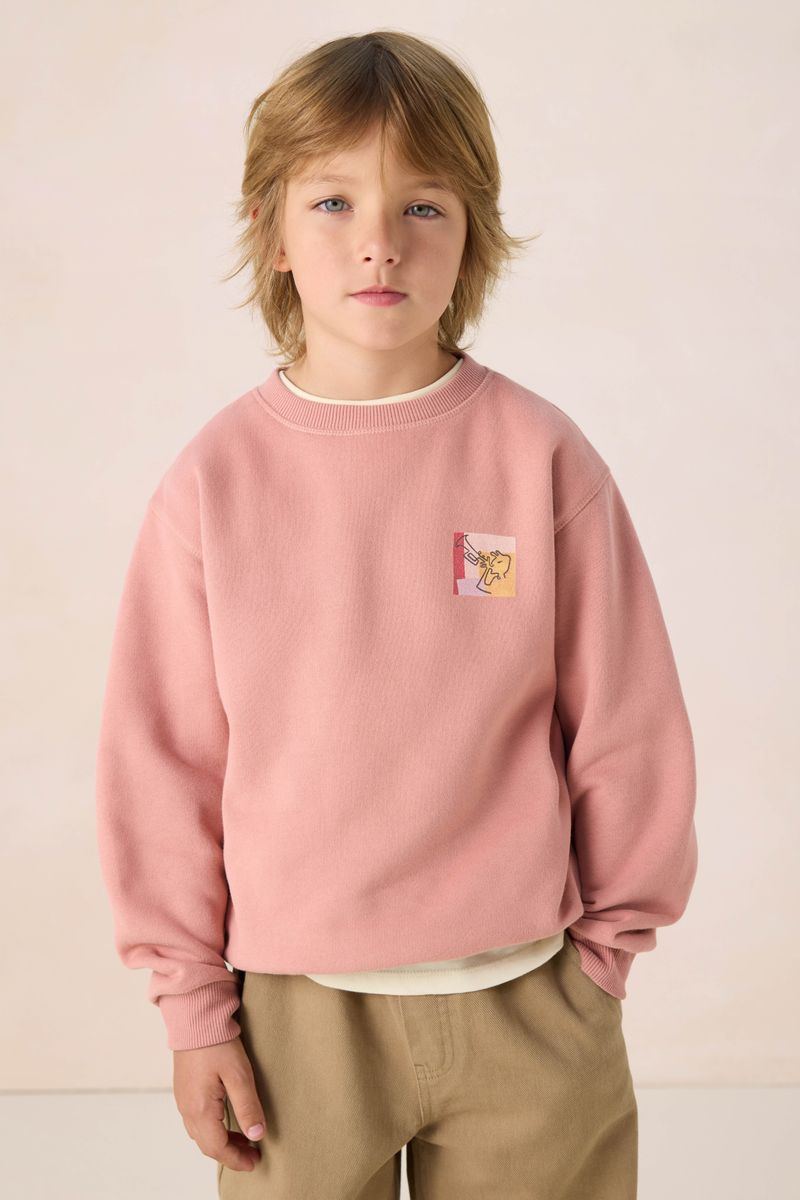 Sweater Mit Artwork-Print - Rosa von Sissy-Boy