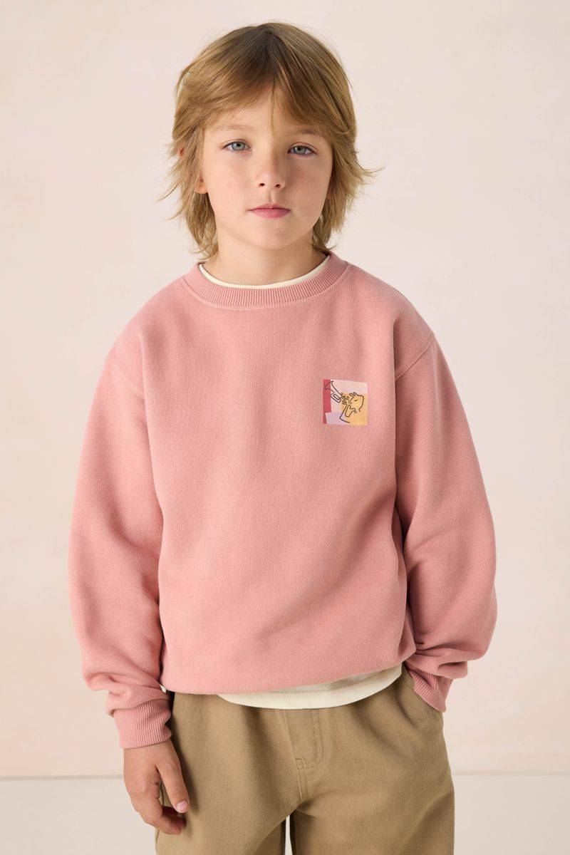 Sweater Mit Artwork-Print - Rosa von Sissy-Boy