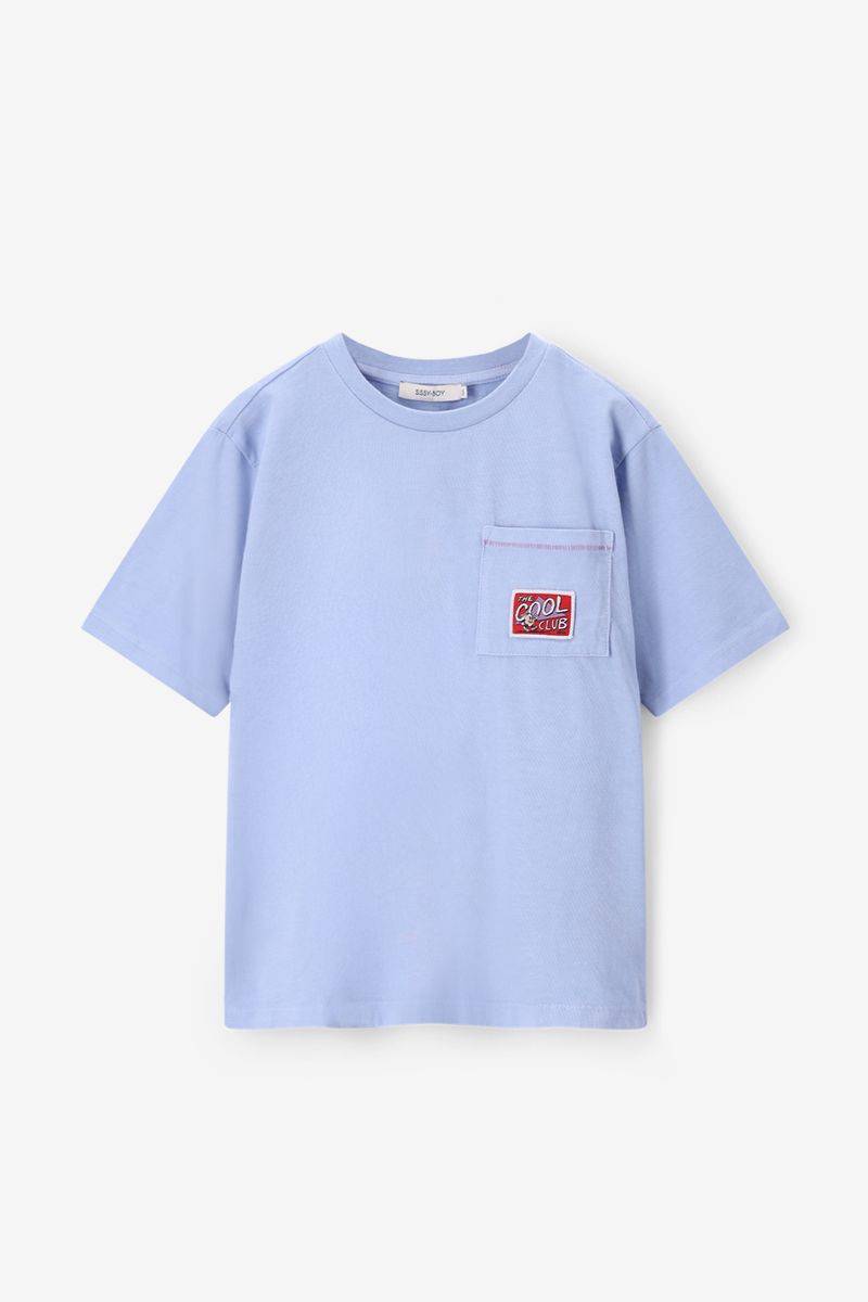 T-Shirt Mit Patch - Hellblau von Sissy-Boy