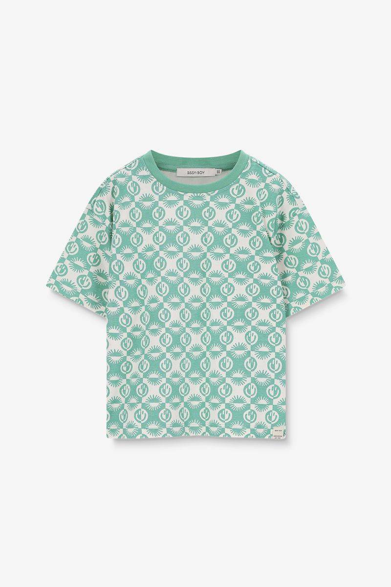 T-Shirt Mit Smiley-Print - Grün von Sissy-Boy