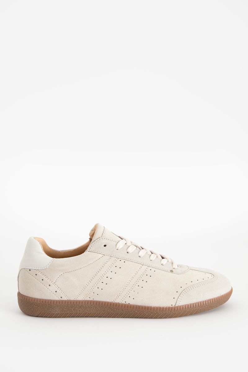 Veloursleder-Sneaker Mit Gummisohle - Beige von Sissy-Boy