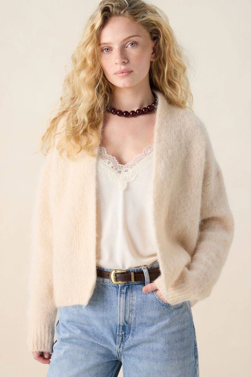 Strickjacke - Weiß von Sissy-Boy