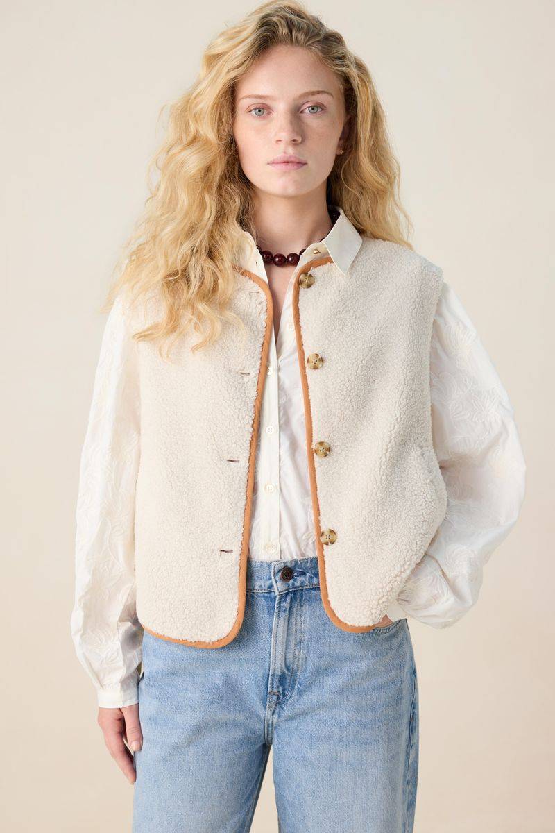 Teddy-Weste - Weiß von Sissy-Boy