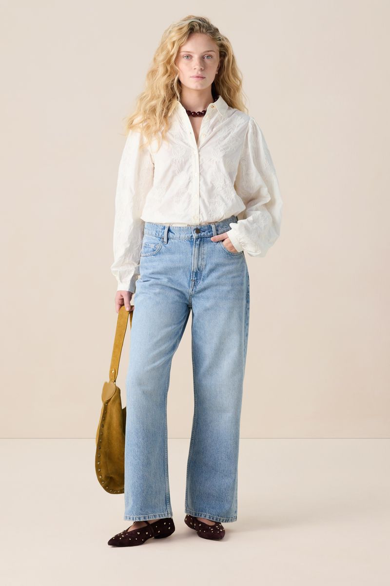 Bluse Mit Stickerei - Weiß von Sissy-Boy