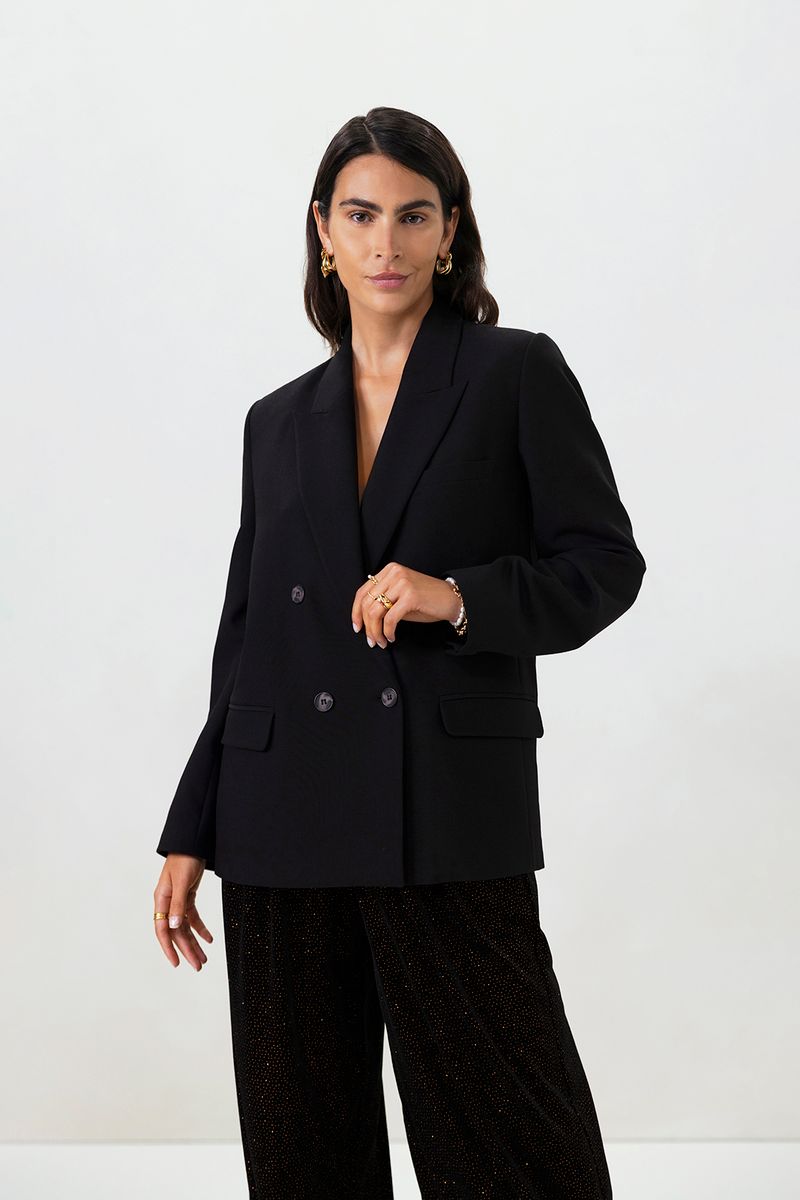 Blazer Mit Doppelter Knopfleiste - Schwarz Blazer Mit Doppelter Knopfleiste - Schwarz von Sissy-Boy