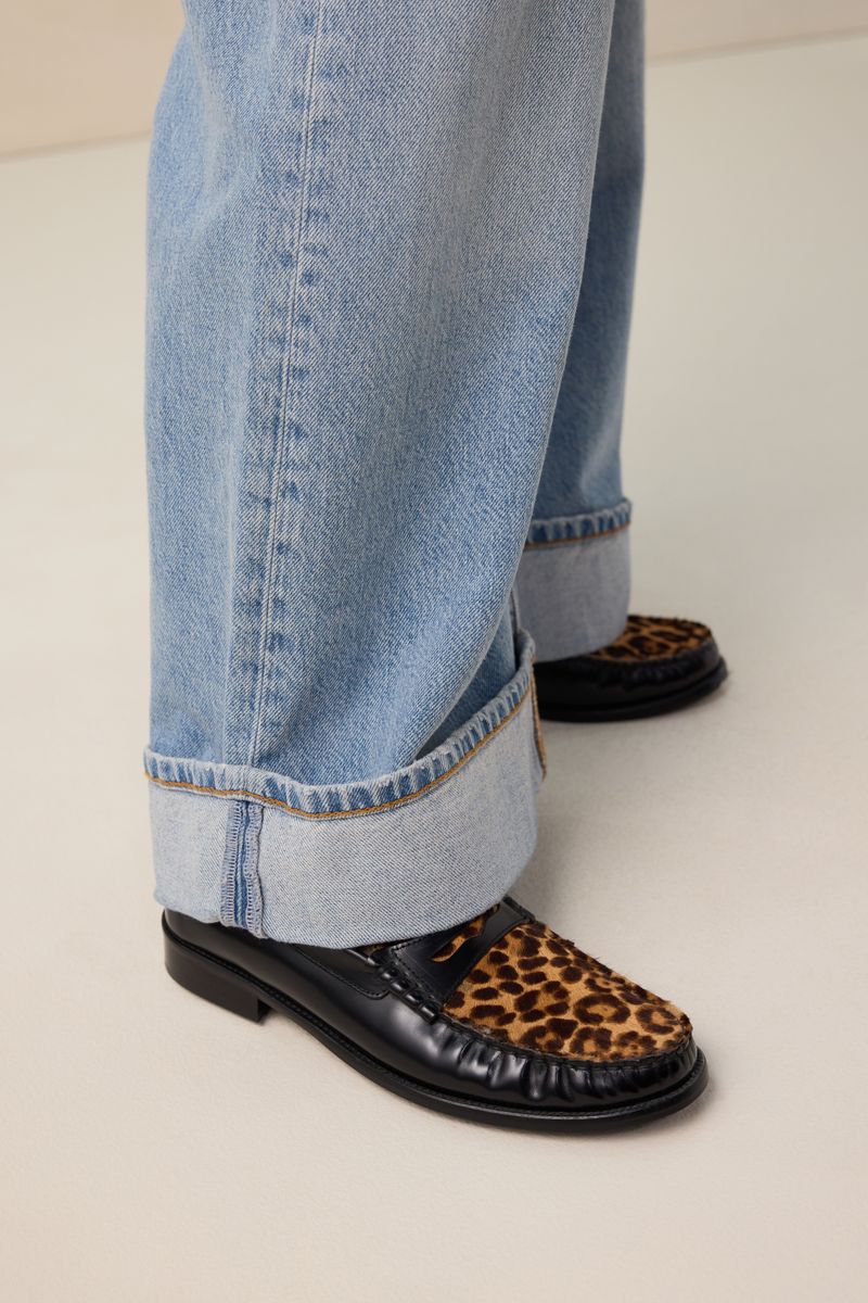 Loafer Mit Leoprint - Schwarz Loafer Mit Leoprint - Schwarz von Sissy-Boy