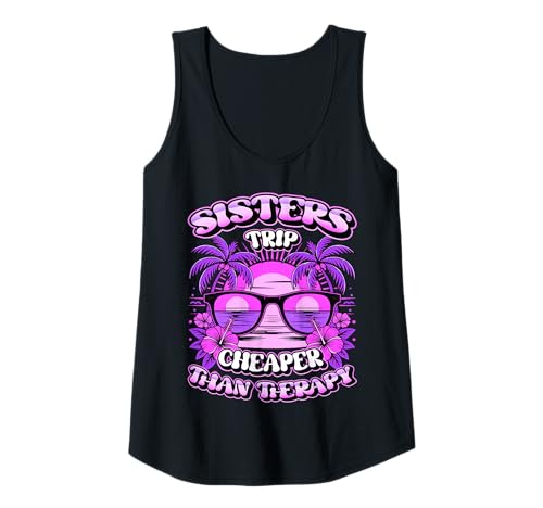 Damen Sisters Trip Design für Frauen - buntes Urlaubszitat Tank Top Damen Sisters Trip Design für Frauen - buntes Urlaubszitat Tank Top von Sisters Travel Vibes