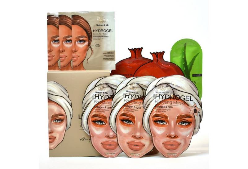 Sisters & Me Gesichts-Reinigungsmaske Lifting 9er Set – Hydrogelmaske & Pads für Anti‑Aging, 9-tlg., Anti-Aging, Feuchtigkeitsspendend Sisters & Me Gesichts-Reinigungsmaske Lifting 9er Set – Hydrogelmaske & Pads für Anti‑Aging, 9-tlg., Anti-Aging, Feuchtigkeitsspendend von Sisters & Me