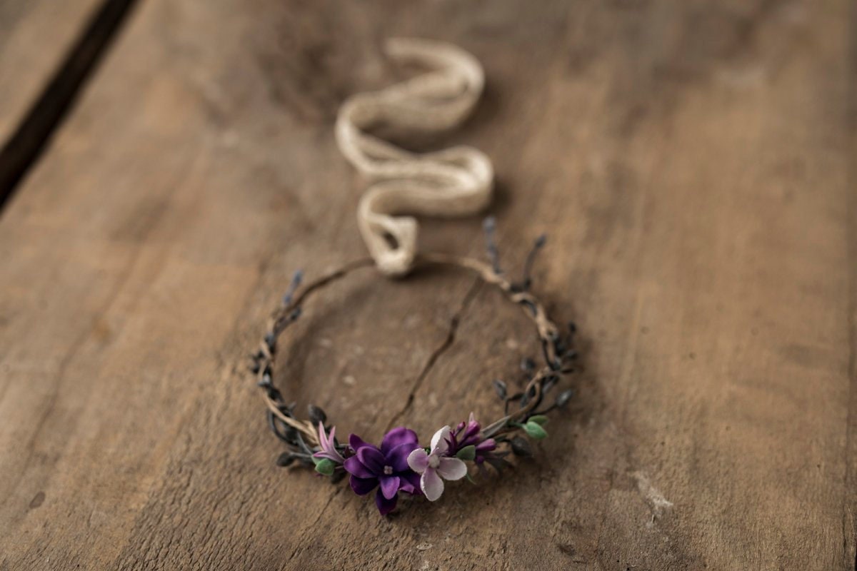 stirnband , Babyhaarblume Neugeborenes stirnband , Babyhaarblume Neugeborenes von Sistersandcrafts
