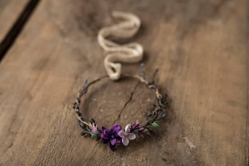 stirnband , Babyhaarblume Neugeborenes stirnband , Babyhaarblume Neugeborenes von Sistersandcrafts