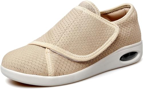 Sisttke Diabetiker Hausschuhe Damen Herren Extra Weite Walkingschuhe Ödem Verstellbare Klettverschuß rutschfest Stoßdämpfung Freizeitschuhe Rehaschuhe für Senioren Sisttke Diabetiker Hausschuhe Damen Herren Extra Weite Walkingschuhe Ödem Verstellbare Klettverschuß rutschfest Stoßdämpfung Freizeitschuhe Rehaschuhe für Senioren von Sisttke