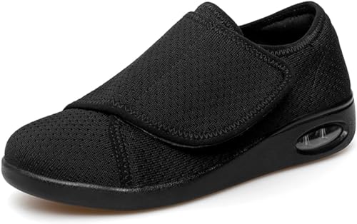 Sisttke Diabetiker Hausschuhe Damen Herren Extra Weite Walkingschuhe Ödem Verstellbare Klettverschuß rutschfest Stoßdämpfung Freizeitschuhe Rehaschuhe für Senioren Sisttke Diabetiker Hausschuhe Damen Herren Extra Weite Walkingschuhe Ödem Verstellbare Klettverschuß rutschfest Stoßdämpfung Freizeitschuhe Rehaschuhe für Senioren von Sisttke