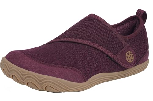 Sisttke Diabetiker Schuhe Herren Hausschuhe Damen Leichte Extra Weit Walkingschuhe Klettverschuß rutschhemmend Freizeitschuhe Arthritis Ödem Geschwollen Gesundheitsschuhe,Rot,41 EU von Sisttke