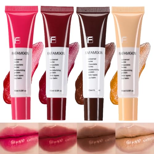 Sitovely 4PCS Glänzender Lipgloss, Peptide Lip Tint Hydrating Lip Gloss, Aufpolsternder Lippen Balsam,Nude Farben Lip Glow Öl Jelly Lippenstift Lippenpflege & Reparatur Lippenmaske Sitovely 4PCS Glänzender Lipgloss, Peptide Lip Tint Hydrating Lip Gloss, Aufpolsternder Lippen Balsam,Nude Farben Lip Glow Öl Jelly Lippenstift Lippenpflege & Reparatur Lippenmaske von Sitovely