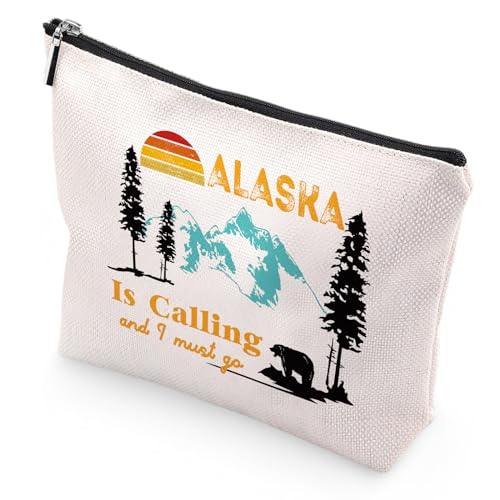 Sitsink Alaska Gifts Make-up-Taschen – Alaska Is Calling Geschenke Make-up-Taschen für Mädchen, Geschenke für Frauen, Kosmetiktaschen, Segeltuch-Make-up-Taschen Geschenke für sie, Alaska Is Calling Sitsink Alaska Gifts Make-up-Taschen – Alaska Is Calling Geschenke Make-up-Taschen für Mädchen, Geschenke für Frauen, Kosmetiktaschen, Segeltuch-Make-up-Taschen Geschenke für sie, Alaska Is Calling von Sitsink