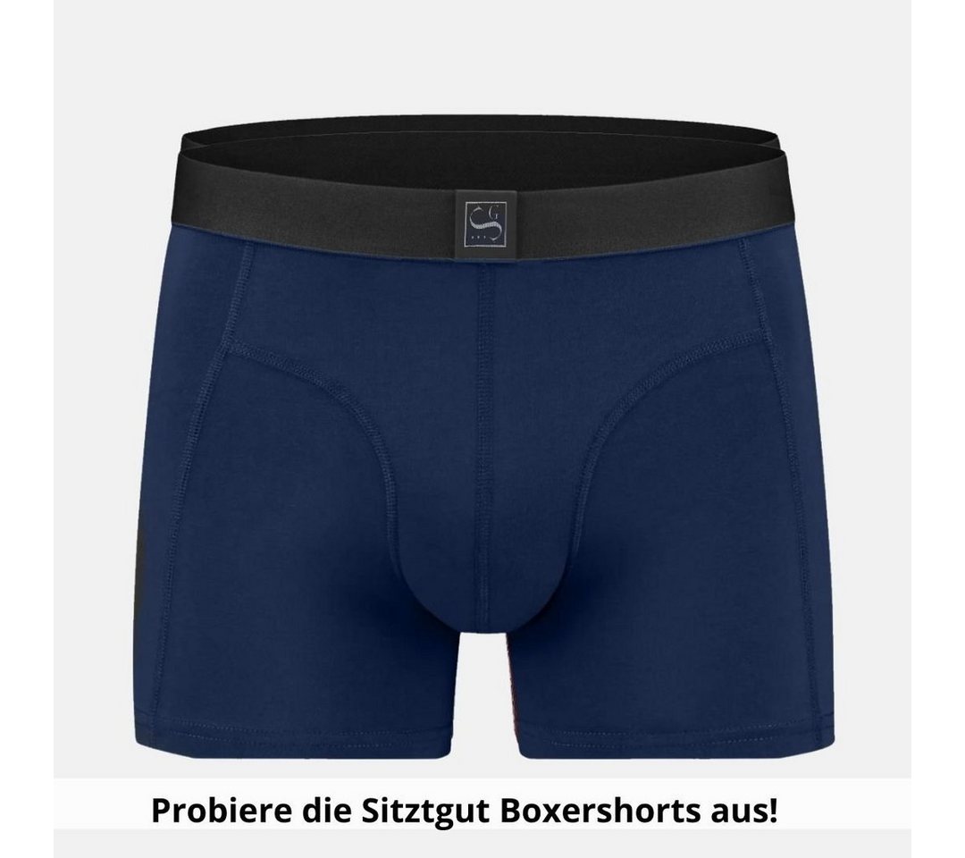 Sitztgut Boxershorts Premium Unterhosen für Herren und Jungen (Set, 1-St) perfekter Sitz dank 7-teiliger Schnitt statt 3-teilig, aus Baumwolle von Sitztgut