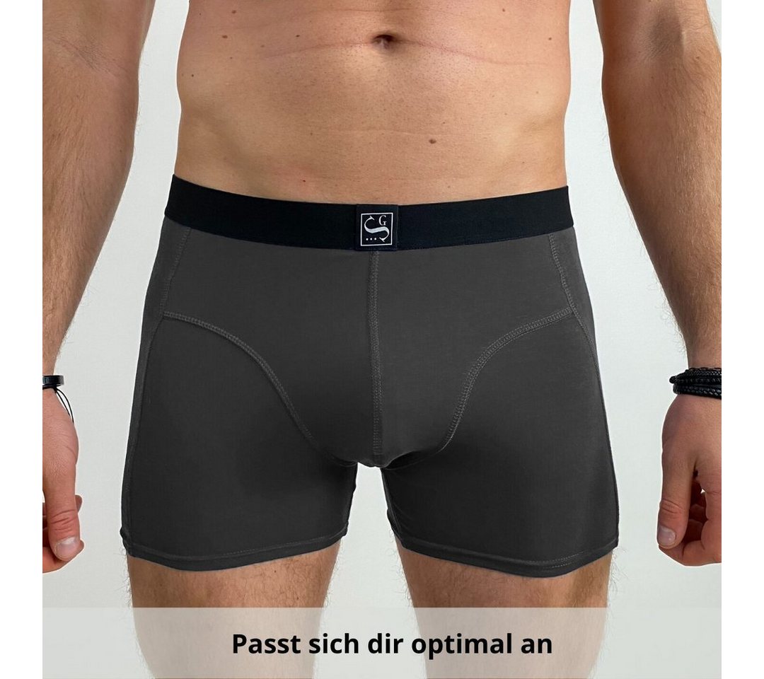 Sitztgut Boxershorts Premium Unterhosen für Herren und Jungen (Set, 1-St) perfekter Sitz dank 7-teiliger Schnitt statt 3-teilig, aus Baumwolle von Sitztgut