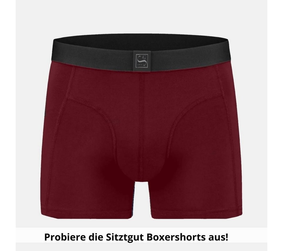 Sitztgut Boxershorts Premium Unterhosen für Herren und Jungen (Set, 1-St) perfekter Sitz dank 7-teiliger Schnitt statt 3-teilig, aus Baumwolle von Sitztgut