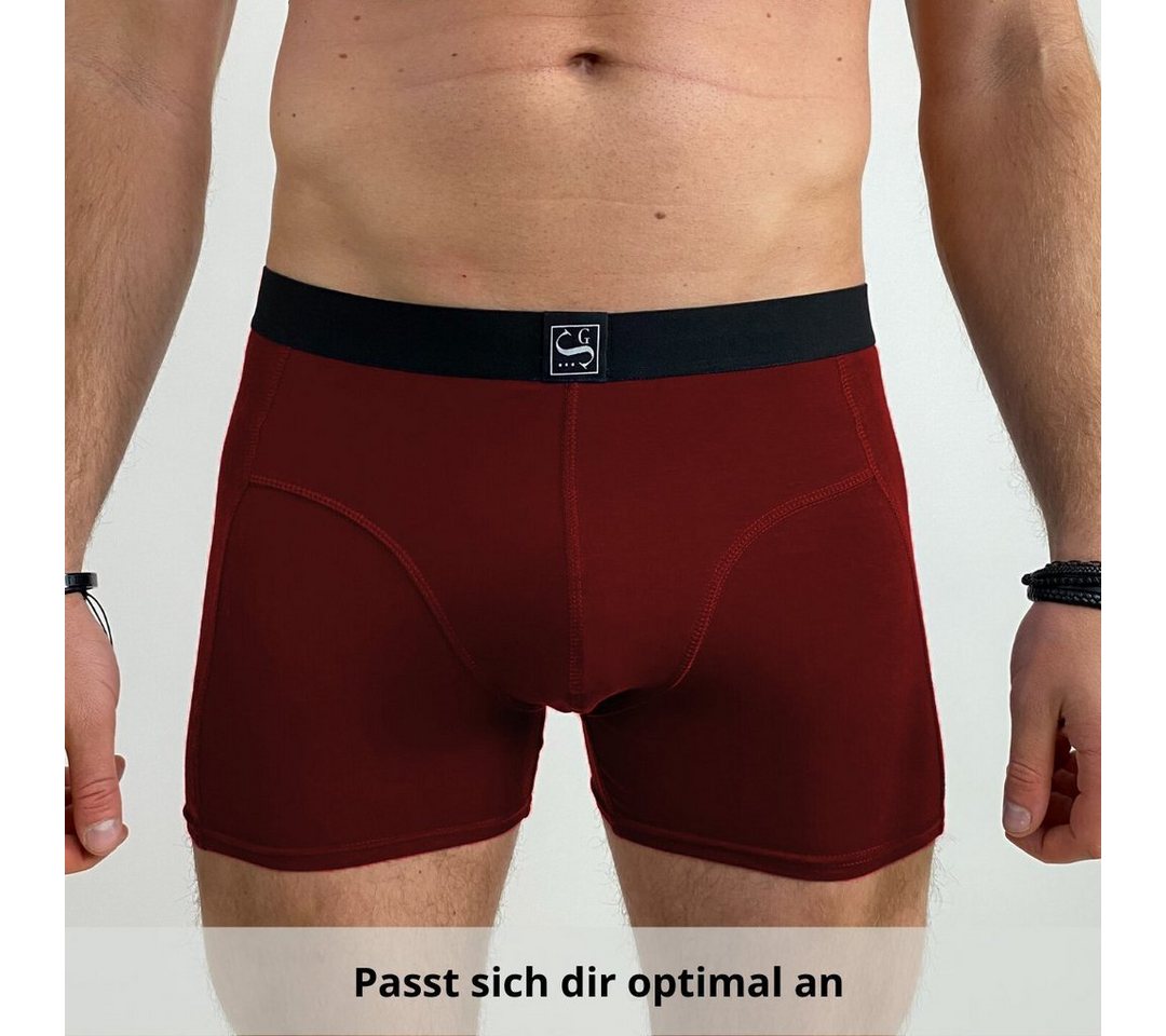 Sitztgut Boxershorts Premium Unterhosen für Herren und Jungen (Set, 10-St) perfekter Sitz dank 7-teiliger Schnitt statt 3-teilig, aus Baumwolle von Sitztgut