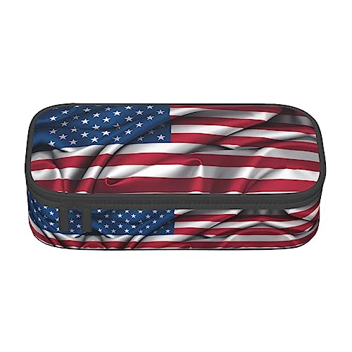 Amerikanische Flagge Große Kapazität Bleistift Stift Fall Büro Große Lagerung Hohe Kapazität Tasche Beutel Halter Box Organizer, Stifttasche von Siulas