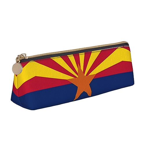 Arizona Flagge Große Kapazität Bleistift Fall Stift Einfache Schreibwaren Tasche Büro Organizer Marker Pouch Multifonction Box Make-up Tasche von Siulas