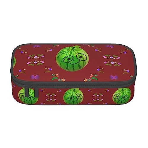 Big Eye Wassermelone Große Kapazität Bleistift Stift Fall Büro Große Lagerung Hohe Kapazität Tasche Beutel Halter Box Organizer, Stifttasche von Siulas