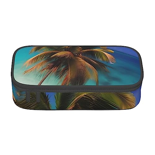 Caribbean Islands Big Capacity Pencil Pen Case Office Large Storage High Capacity Bag Pouch Holder Box Organizer, Pen Bag von Siulas