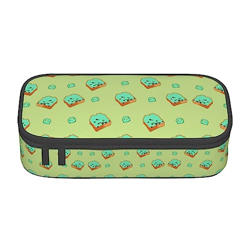 Cartoon Brot Scheiben Große Kapazität Bleistift Stift Fall Büro Große Lagerung Hohe Kapazität Tasche Beutel Halter Box Organizer, Stift Tasche von Siulas