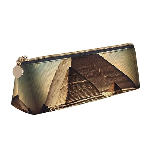 Dreaming Of The Pyramids Of Khufu Große Kapazität Federmäppchen Stift Einfache Schreibwaren Tasche Büro Organizer Marker Pouch Multifonction Box Make-up Tasche von Siulas