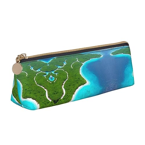 Eine Insel im Ozean Große Kapazität Federmäppchen Stift Einfache Schreibwaren Tasche Büro Organizer Marker Pouch Multifonction Box Make-up Tasche von Siulas