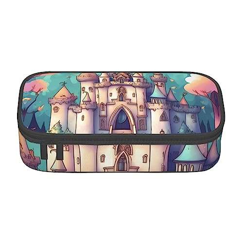 Klassisches Schloss Große Kapazität Bleistift Stift Fall Büro Große Lagerung Hohe Kapazität Tasche Beutel Halter Box Organizer, Stifttasche von Siulas