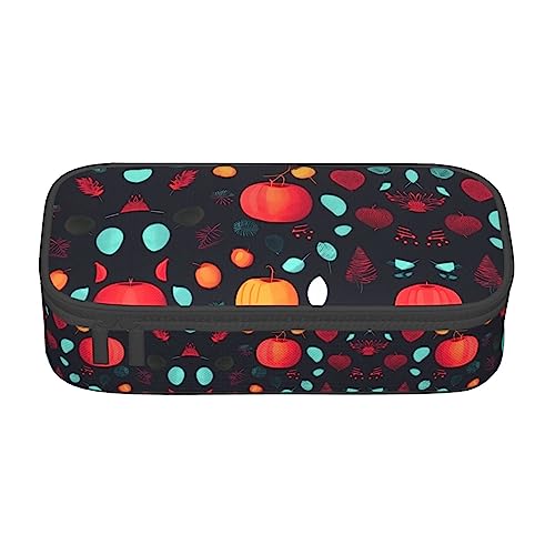 Kürbis Blumen Große Kapazität Bleistift Stift Fall Büro Große Lagerung Hohe Kapazität Tasche Beutel Halter Box Organizer, Stifttasche von Siulas