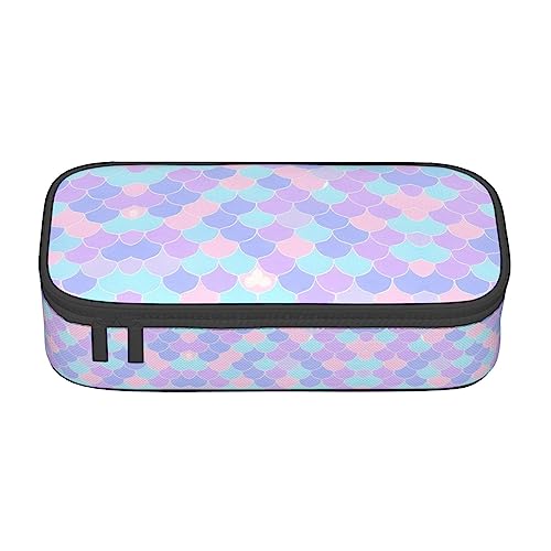 Meerjungfrau Tattoo Große Kapazität Bleistift Stift Fall Büro Große Lagerung Hohe Kapazität Tasche Beutel Halter Box Organizer, Stifttasche von Siulas