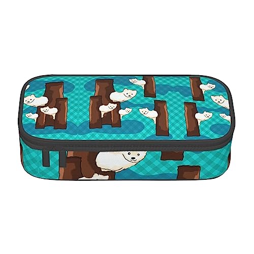 Nette kleine Waschbär Große Kapazität Bleistift Stift Fall Büro Große Lagerung Hohe Kapazität Tasche Beutel Halter Box Organizer, Stift Tasche von Siulas