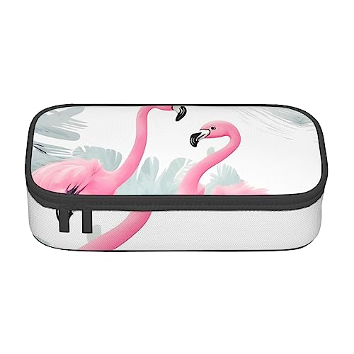 Pink Flamingo Große Kapazität Bleistift Stift Fall Büro Große Lagerung Hohe Kapazität Tasche Beutel Halter Box Organizer Stifttasche von Siulas