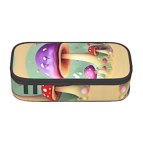 Purple Dream Pilz Große Kapazität Bleistift Stift Fall Büro Große Lagerung Hohe Kapazität Tasche Beutel Halter Box Organizer Stifttasche von Siulas