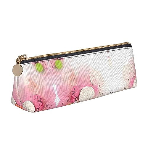 Rosa Papier Schneiden Kunst Große Kapazität Bleistift Fall Stift Einfache Schreibwaren Tasche Büro Organizer Marker Pouch Multifonction Box Make-up Tasche von Siulas