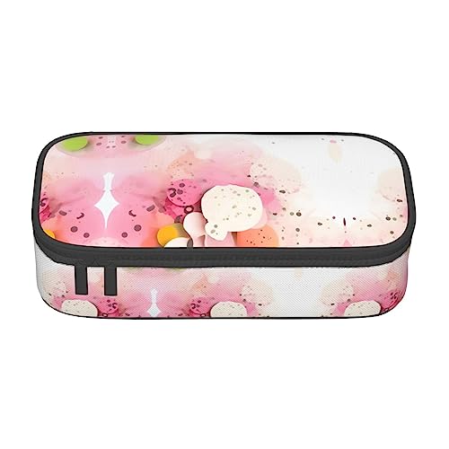 Rosa Papier Schneiden Kunst Große Kapazität Bleistift Stift Fall Büro Große Lagerung Hohe Kapazität Tasche Beutel Halter Box Organizer, Stift Tasche von Siulas